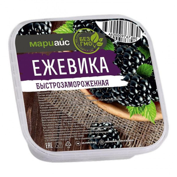 Ежевика быстрозамороженная